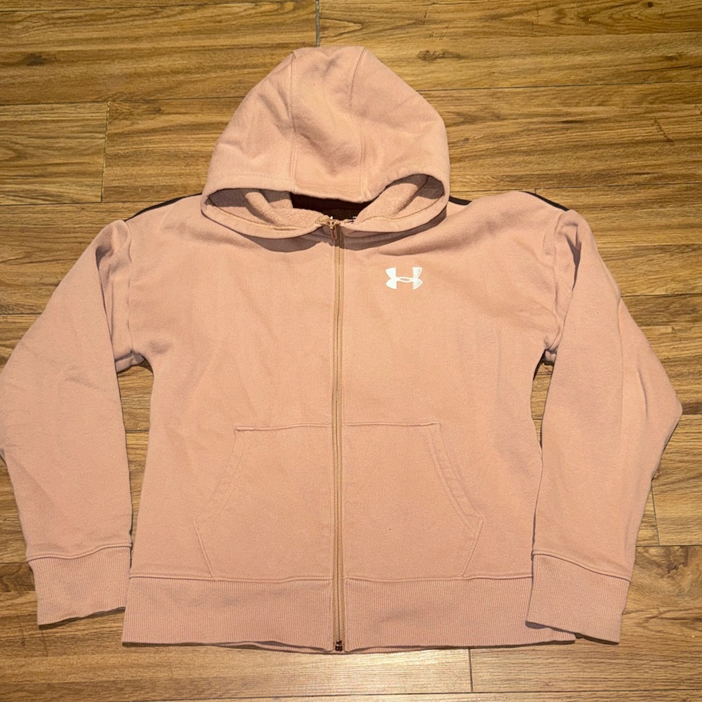 Under Armour Blush Pink Dark Crème Hoodie